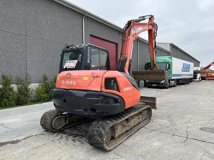 Used KUBOTA KX080-4A 2017
