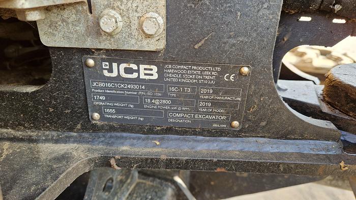 Used JCB 16C-1 2019 (Refnr. DR2754)