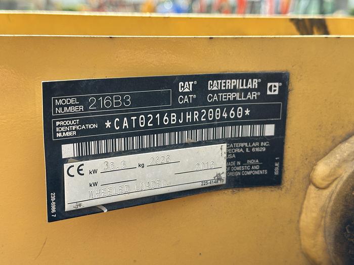 Used CAT 216B3 2019
