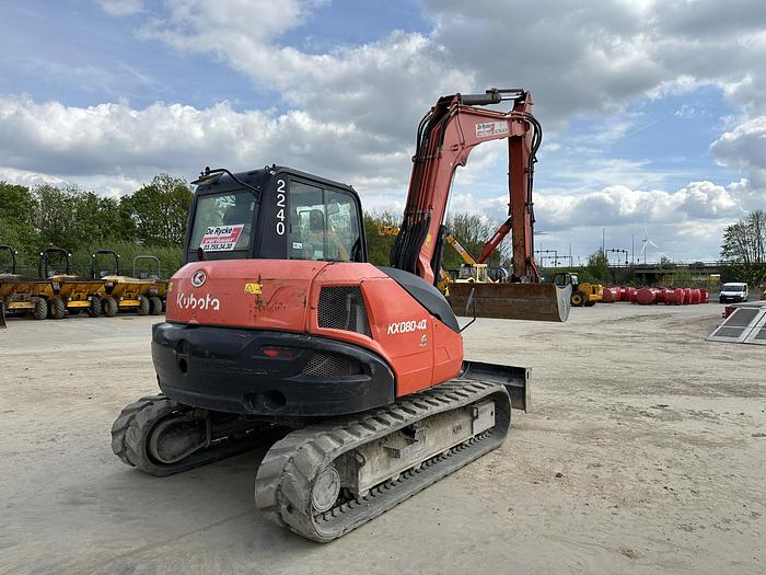 Used KUBOTA KX080-4A 2017