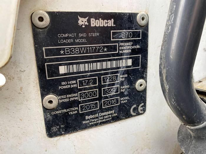 Used Bobcat S70 2015