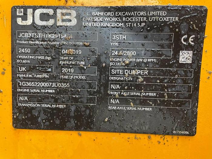 Used JCB 3STH 2019