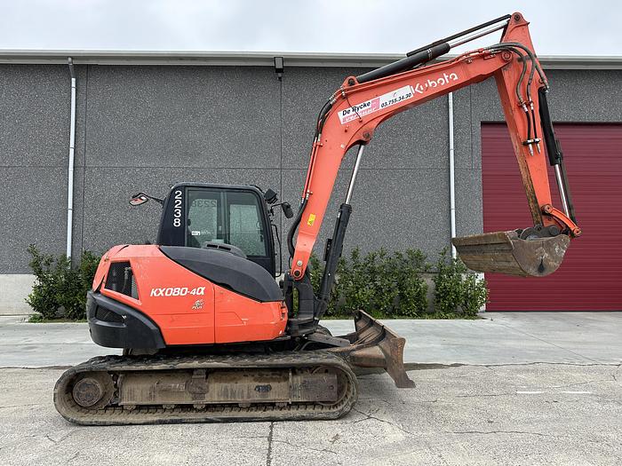 Used KUBOTA KX080-4A 2017