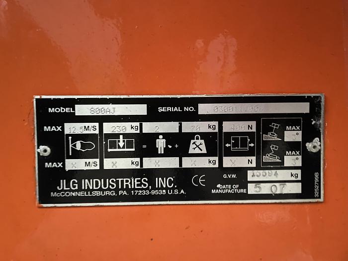 Used 2007 JLG 800 AJ