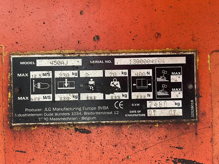 Used JLG 450AJ 2007