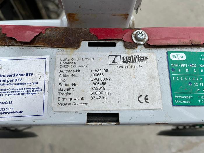 Used 2019 Uplifter UPG 600-2