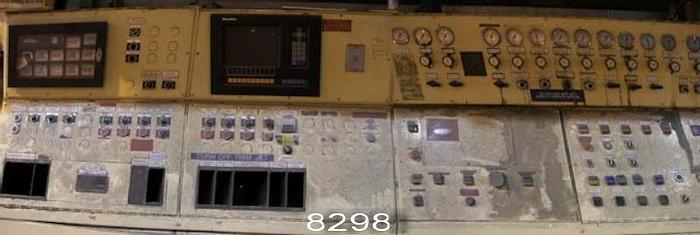 Used Fields & Boyd 805XLPT Wet Lap Machine, Capacity 400 Tds Tpd, Fields & Boyd Twin Wire Dewatering Press, 2-Meter, (3) Main Presses; 1500 Pli Each, Second Press 2400" Bellows (Added In 1988), Cutter Layboy #8298