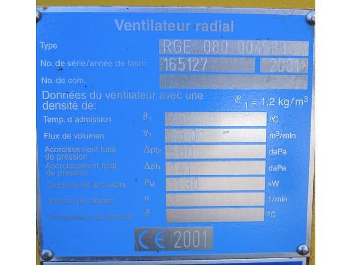 D'occasion USED CENTRIFUGAL FAN, 30 HP