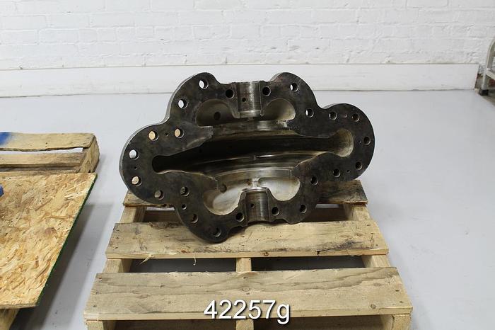 Used Goulds 3405 6x8x14 Split Case Pump, Stainless Steel Casing #42257