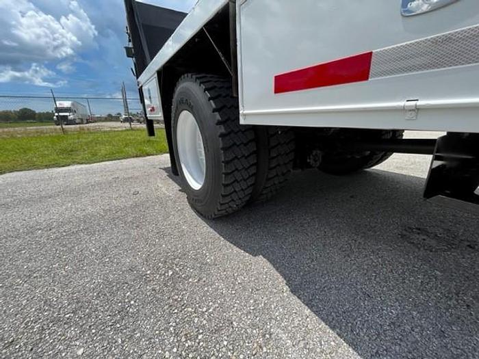 Used PM 12023 11,905 lbs Knuckle Boom on 2013 International 4300 Reg Cab Flatbed Truck - C83944