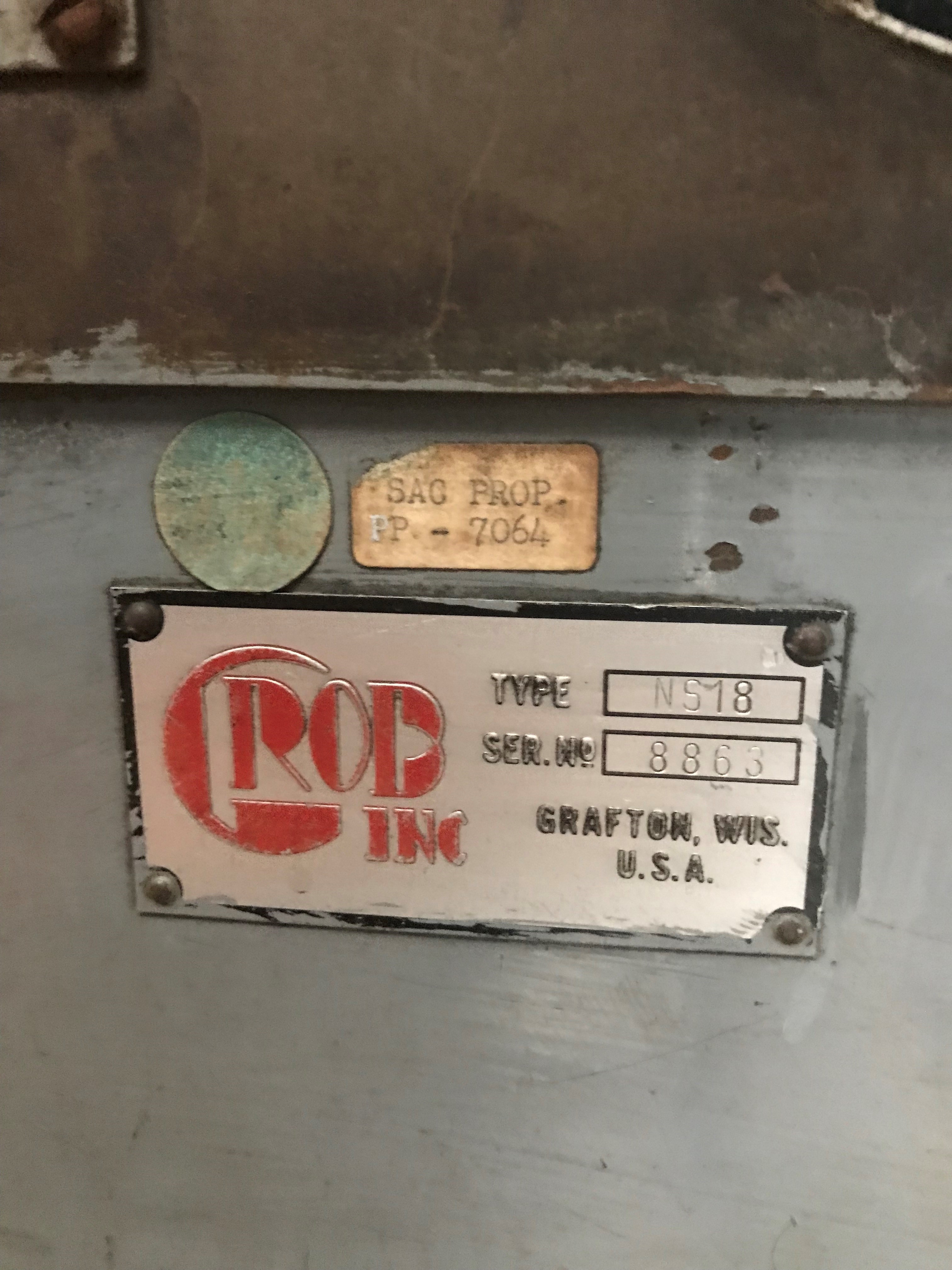 Used Sold Grob NS18 Vertical Band Saw 18" 6384 1 at Wheeler Machinery