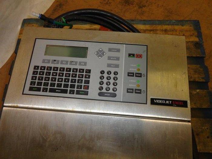 Used Videojet Dual Printhead Ink Jet Printer; Md#Excel/273SE