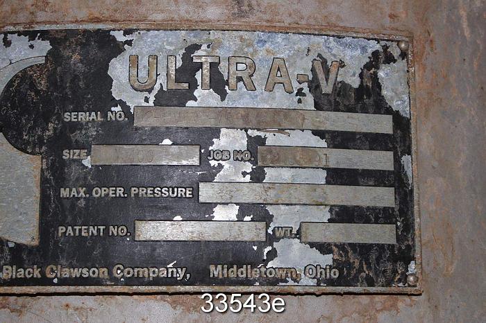 Used Black Clawson UV 400 Pressure Screen #33543