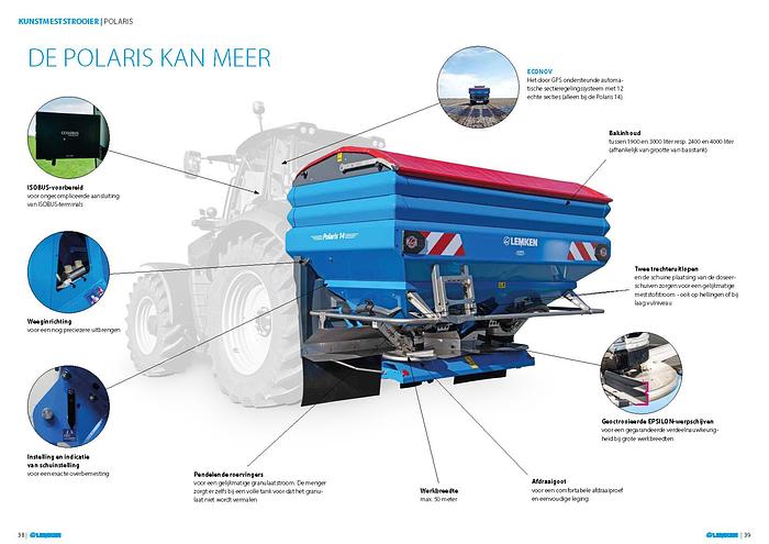 Used Lemken Polaris 16/3000