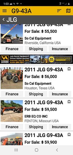 Used 2015 JLG G9-43A