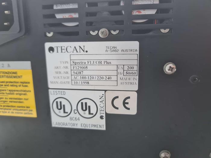 Used Tecan SpectraFluor Plus Microplate Reader