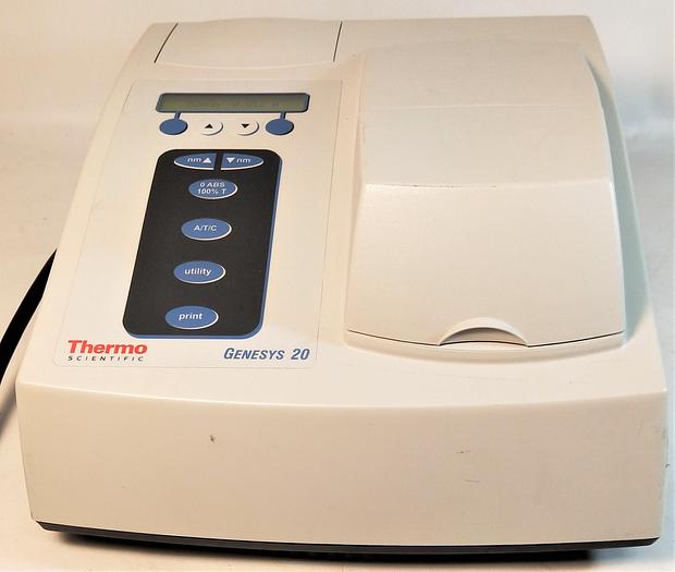 Used Thermo Genesys 20 Visible Spectrophotometer 325 to 1100nm for