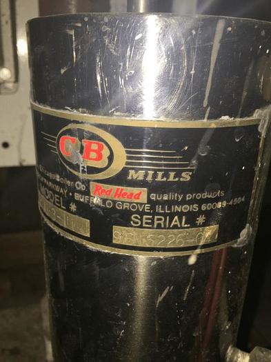 Used CHICAGO BOILER L-3-J LAB SAND MILL (#8421)