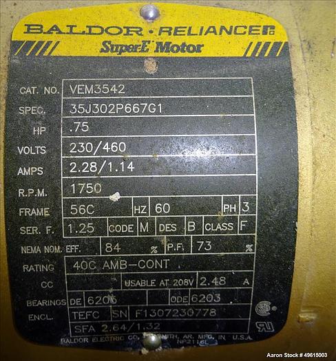 Used 5cuft Patterson Kelley Twin Shell Blender SS