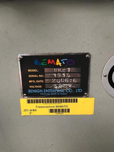 Gebraucht Freesmachine BEMATO