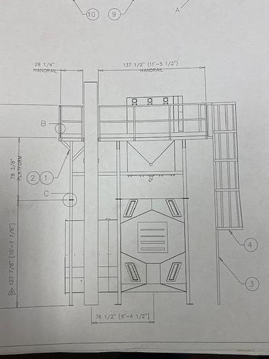 Excellent 2007 Wheelabrator 8 Wheel Mesh Belt