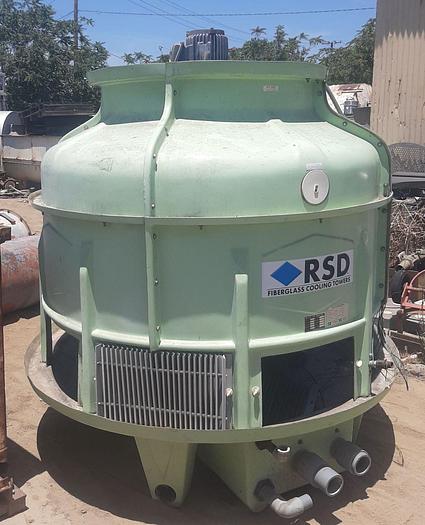 Used Refrig, Cooling Tower, 40 Ton, Fiberglass, RSD #S744641