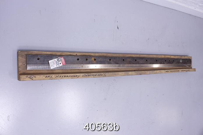 Refurbished Kadant Roll Splitter Blade, 78" Rebuilt #40563