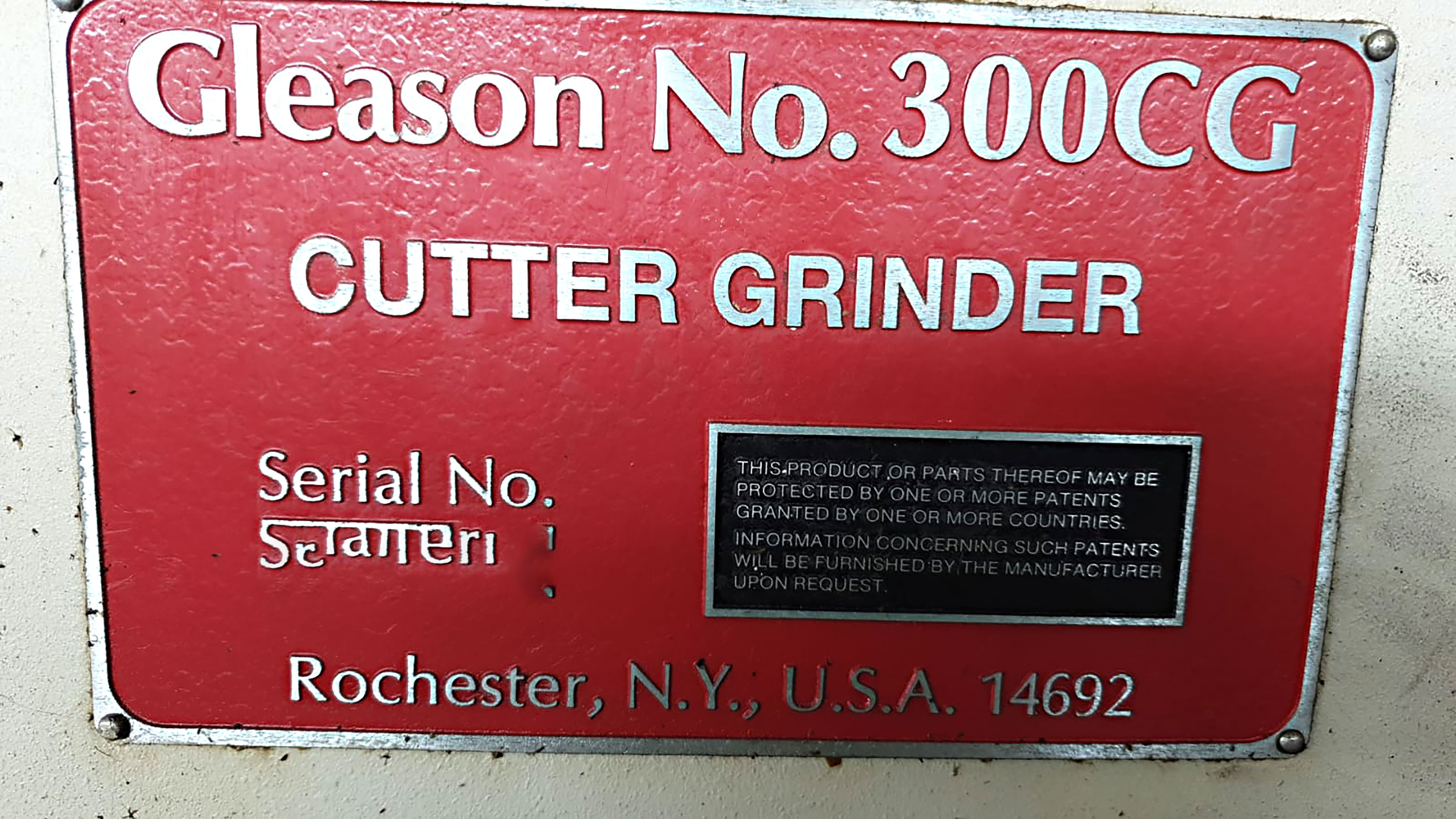 Used Gleason CG 300 - Grider - 2002