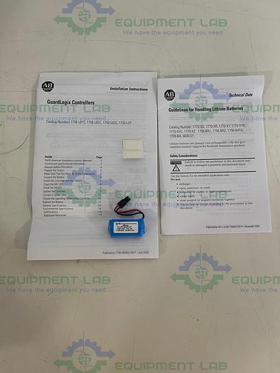 Allen Bradley 1756-LSP Series B Logix Pac GuardLogix 55LSP Processer F/W Rev 1.9