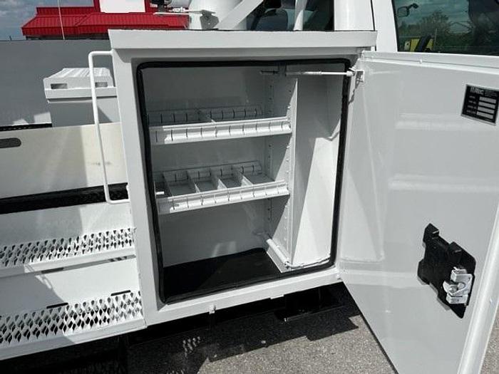 Used Altec AT40-MH, 45 ft, Articulating & Telescopic Material Handling Bucket Boom on 2016 Ford F550 Reg Cab Utility Truck - C34696