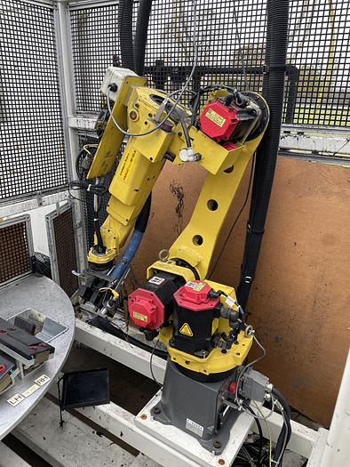 Used FANUC M10IA DUAL ARM ROBOTIC FOAM CELL WITH A/B SIDED INDEX TABLE/COULD CONVERT TO WELD CELL