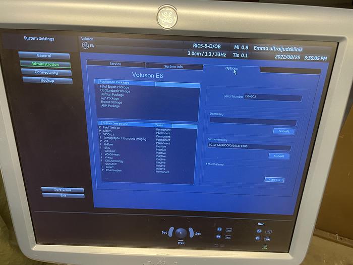Used 2008 GE Voluson E8