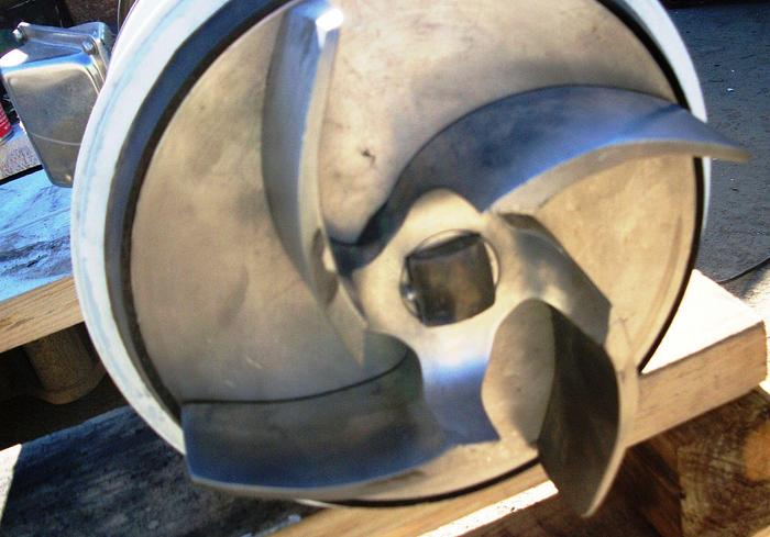 Used Pump, Centrif., 5 HP, S/st, 3" in, 2" out, Tri Clover #S739631