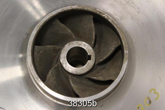 Used Goulds 3405 M 6x8x17 Pump Impeller, 243-58 #38305