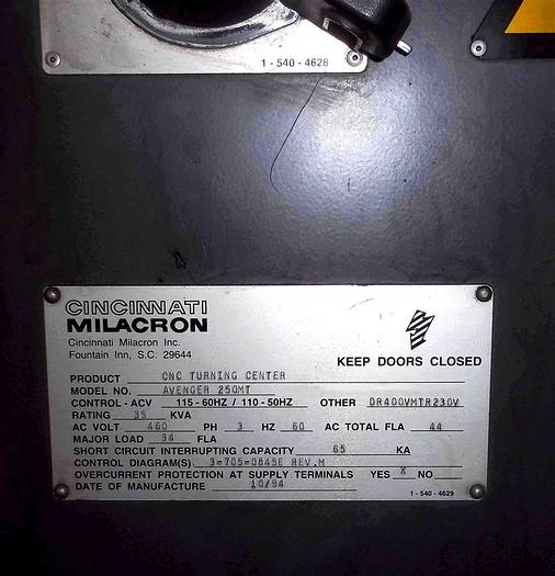 Used 1994 Cincinnati Avenger 250MT