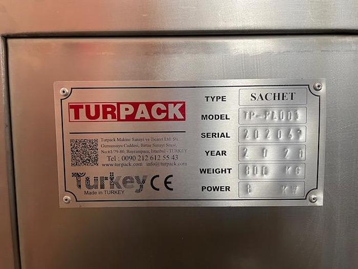 Unused Filler, Form,Fill&Seal, Turpack, Mdl TP-L401, 6-Lane, Sachet #A744334