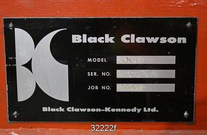 Used Black Clawson 60x84 Roll Splitter #32222