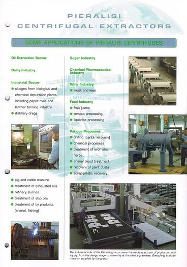 Refurbished PIERALISI decanter, type JUMBO 4