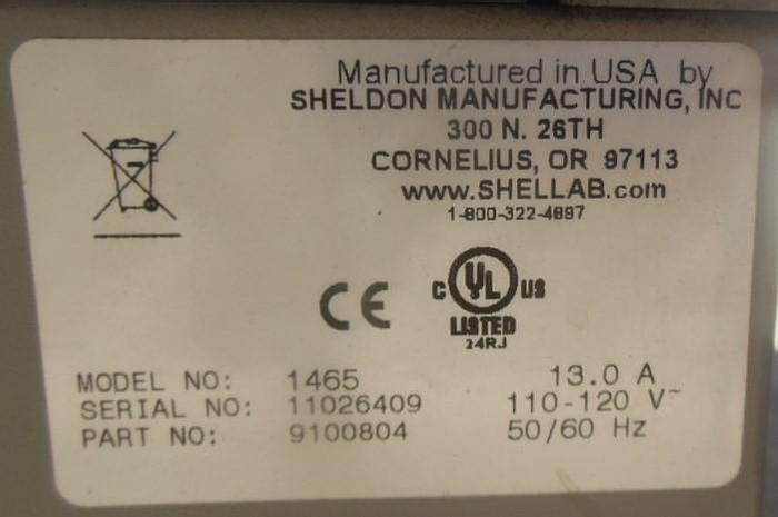 Used Oven, Sheldon, 18" X 24" X 18", S/st, Electric, Vacuum #S743178