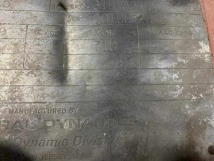 Used 400 HP GENERAL ELECTRIC MOTOR