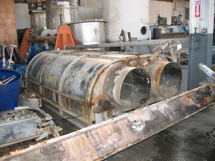 Used Fkc SHX 900 X 7000L Dewatering Screw Press, With Cyclo H-939B, 493/1 Ratio Gear Reducer, 30Bk Variator, 22Kw, 1170 Rpm Motor #18671