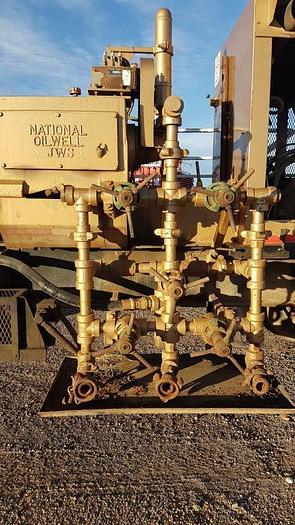 Used 2000 WELCAN 4 Axle Carrier Style Oilfield Pump / Kill Truck