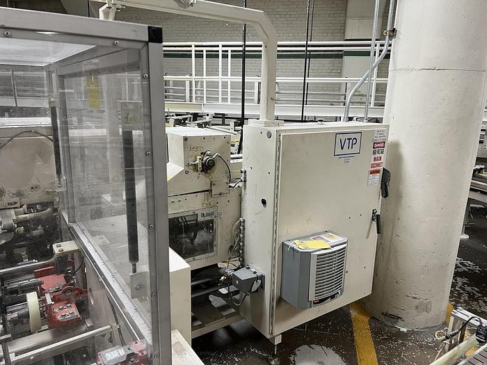 Used VTP VALLEY TISSUE PACKAGING MODEL 8450 SINGLE ROLL TISSUE WRAPPER - PENDING LS