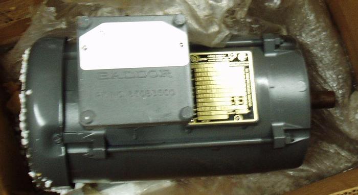 Used Motor, 1.5 HP, Baldor, 3450 RPM Out, 208-230/460V #S743679