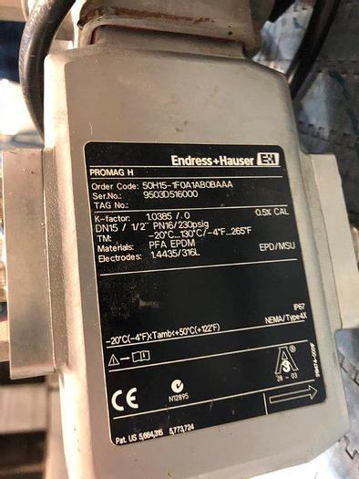 Used Meter, Flow, Endress Hauser, ProMag 50H #C742076