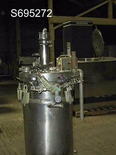 Used Reactor, 15 Gallon, S/st, Jkt, Agit, Bio Reactor, #H733036