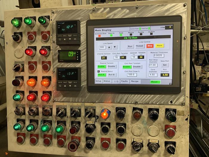 Used 54" PCMC 6 COLOR FLEXOGRAPHIC PRESS - STILL RUNNING - UPDATED APPX 2016