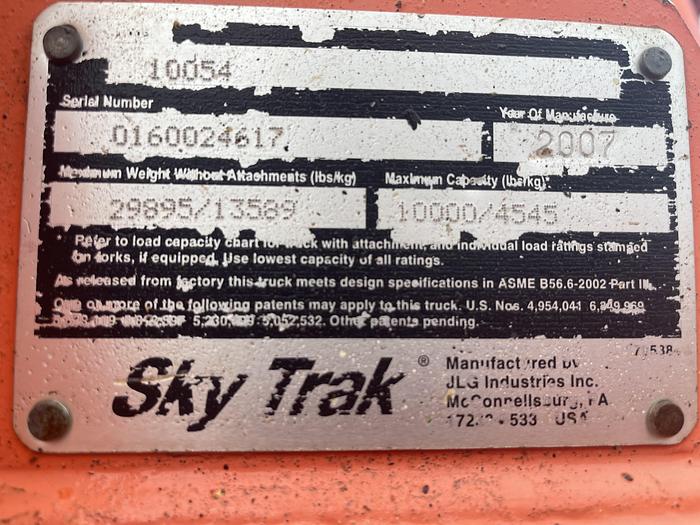 Used 2007 SKY TRAK 10054