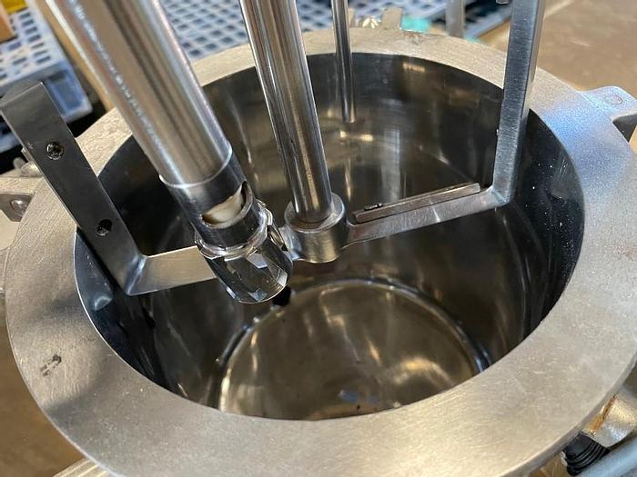 Used 3 LITER ESCO LABOR DUAL AGITATED VACUUM LAB MIXER - S/S - JACKETED