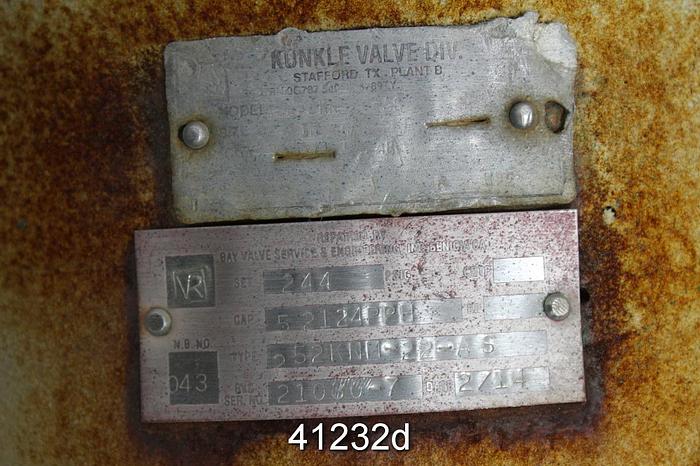 Used Kunkle 252KNM-22-AS 4x6 Pressure Relief Valve #41232